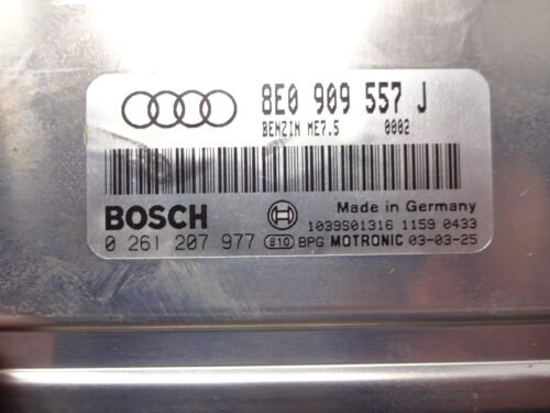 Centralita del motor  AUDI A4 A6 0261207977 8E0909557J 8EO909557J