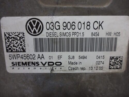 Centralita del motor  VW Passat 03G906018CK 5WP45602AA