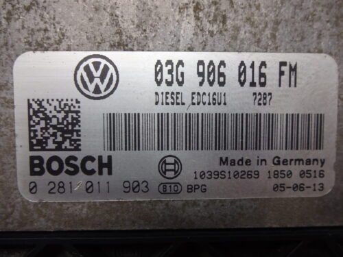 Centralita del motor  VW Golf Jetta 0281011903 03G906016FM