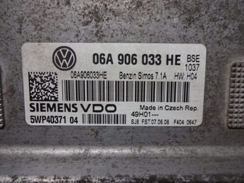 Centralita del motor SEAT Altea LEON 06A906033HE 5WP4037104 BENZIN SIMOS 7.1