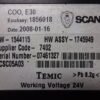 Centralita Scania 1745949 BCSC05A03 1856018 1544115 07461327