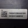 Unidad de control HONDA 79600TZBG421M1 1912311A0012