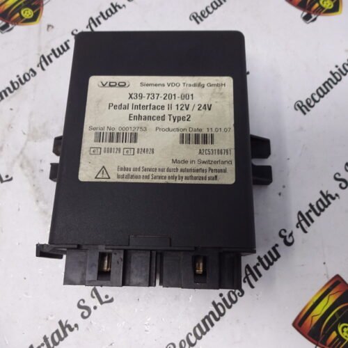 Unidad de control  X39-737-201-001 X39737201001 A2C53106791