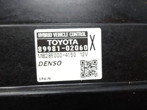 CONTROL DE VEHÍCULO HÍBRIDO Toyota Auris 8998102060 89981-02060 MB285000-4150