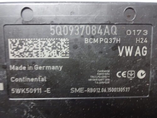 Unidad de control AUDI A3 SEAT Leon 5Q0937084AQ BCMPQ37H 5WK50911E
