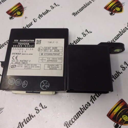 Unidad de control  Toyota Yaris 8930052051 89300-52051 232600-0150