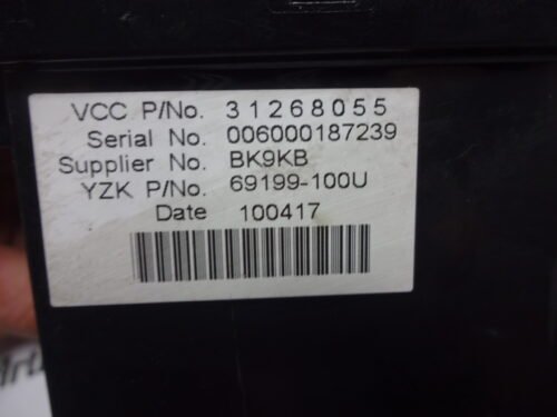 Pantalla del salpicadero VOLVO S40 31268055 006000187239 BK9KB 39199-100U