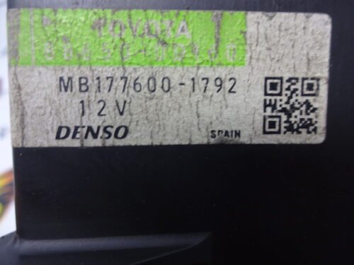 Unidad de control  TOYOTA YARIS 88650-0D160 886500D160 MB177600-1792