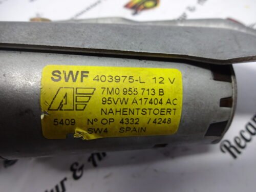 Motor limpiaparabrisas trasero  VW Sharan 7M0955713B 7MO955713B 95VWA17404AC 7M0955711A