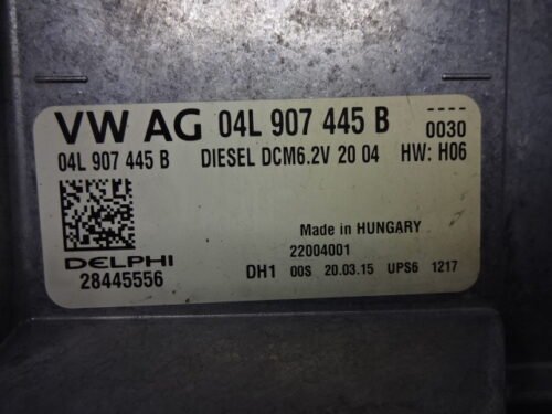Centralita del motor VW Golf Skoda Octavia 04L907445B DIESEL DCM6.2V 28445556