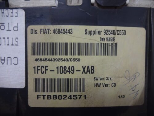 Cuadro de instrumentos Fiat Stilo 46845443 1FCF-10849-XAB 1FCF10849XAB