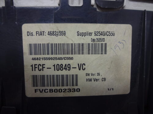 Cuadro de instrumentos Fiat Stilo 46821559 1FCF10849VC 1FCF-10849-VC