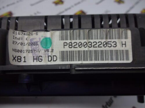 Cuadro de instrumentos  Renault Espace P8200322053H P8200322053 H