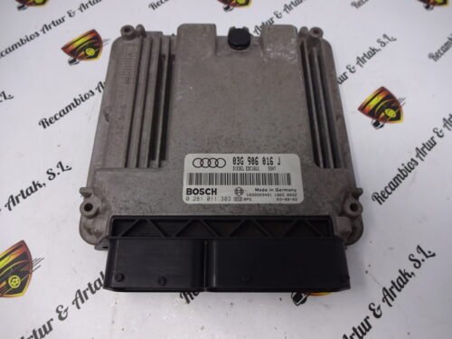 Centralita del motor  Audi A3 0281011383 03G906016J EDC16U1
