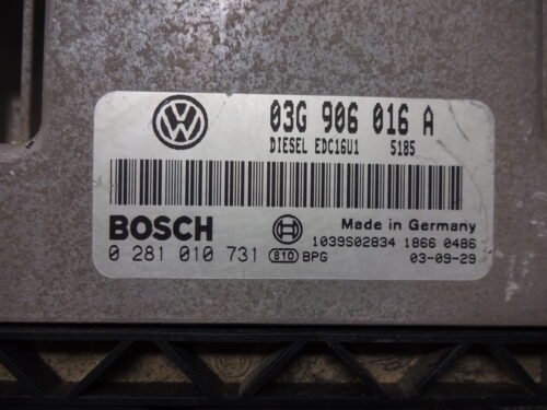 Centralita del motor VW Touran 03G906016A 0281010731 EDC16U1