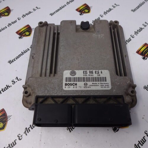 Centralita del motor VW Touran 03G906016A 0281010731 EDC16U1
