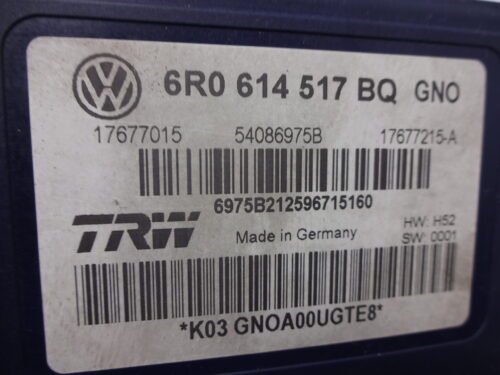 ABS SEAT SKODA RAPID 6R0614517BQ 54086975B 17677215-A 17677015 6RO614517BQ