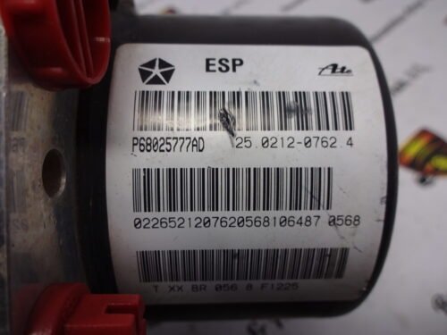 ABS Jeep GRAND CHEROKEE P68025777AD 25021207624 000406133C1 25092841103