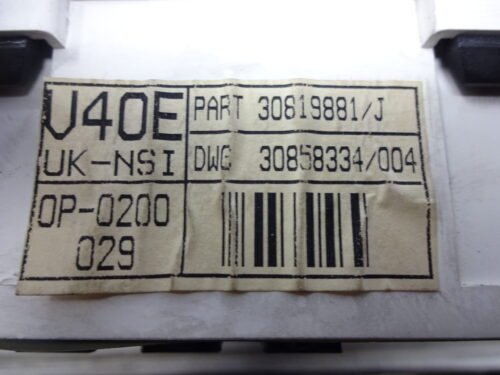 Cuadro de instrumentos Volvo V40 30819881/J 30819881J 30858334/004