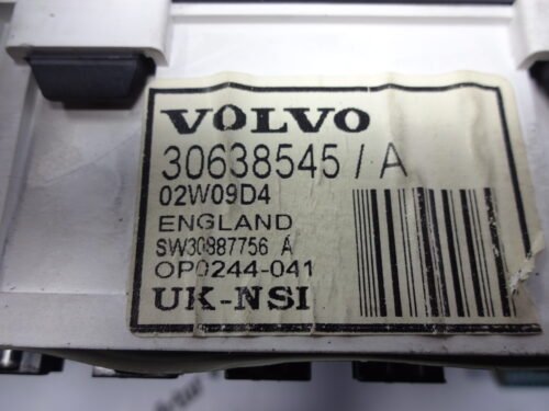 Cuadro de instrumentos VOLVO S40 V40 30638545 / A 30638545A 02W09D4 SW30887756A