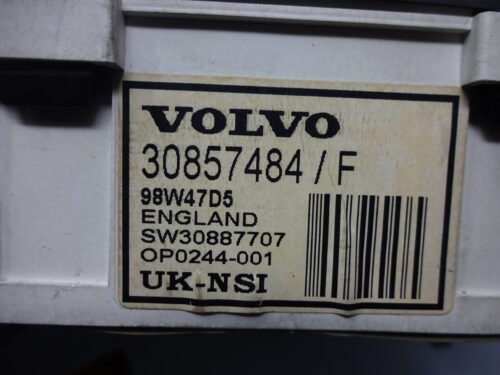 Cuadro de instrumentos VOLVO S40 V40  30857484 / F 30857484F 98W47D5 SW30887707