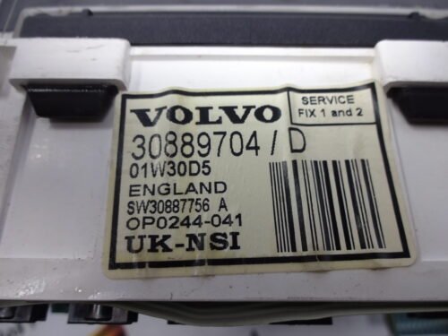 Cuadro de instrumentos VOLVO S40 V40 30889704 / D 30889704D 01W30D5 SW30887756A