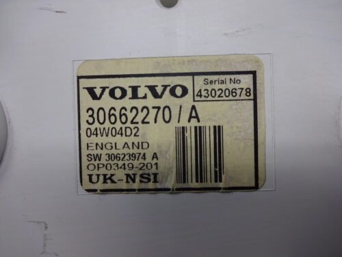 Cuadro de instrumentos Volvo V40 S40 30662270A 30662270 / A 04W04D2 SW 30623974A