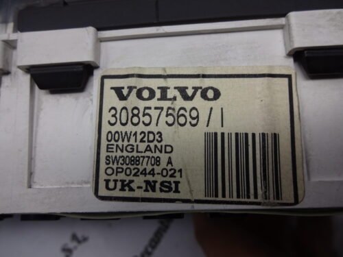 Cuadro de instrumentos VOLVO S40 V40 30857569 / I 30857569I 00W12D3  SW30887708A