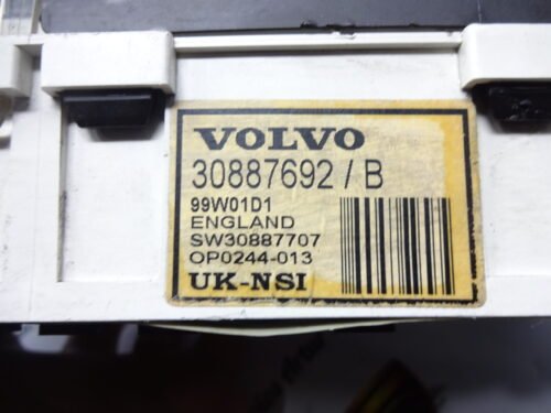 Cuadro de instrumentos  Volvo V40 S40 30887692B 30887692 / B 99W01D1 SW30887707