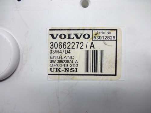 Cuadro de instrumentos Volvo V40 S40 30662272A 30662272 / A 03W47D4 SW 30623974A