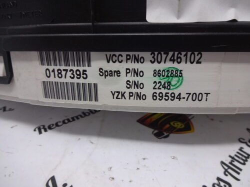 Cuadro de instrumentos  VOLVO S80 30746102 8602885 69594-700T