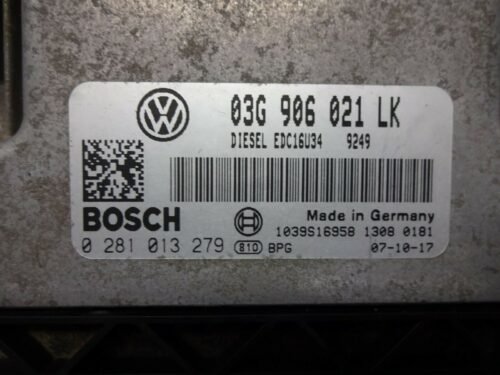 Centralita del motor Seat Leon 0281013279 03G906021LK 03G 906 021 LK DIESEL