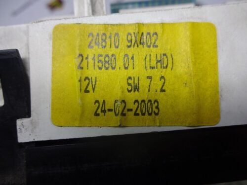 Cuadro de instrumentos Nissan Atleon 248109X402 24810 9x402 211580.01 12V Sw 7.2