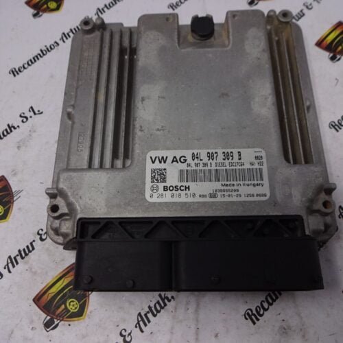 Centralita del motor VW Golf 0281018510 04L907309B 04L 907 309 B