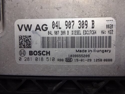 Centralita del motor VW Golf 0281018510 04L907309B 04L 907 309 B