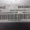 Centralita del motor Opel Astra Corsa Zafira DHUC 09353509 HSFI-2.1