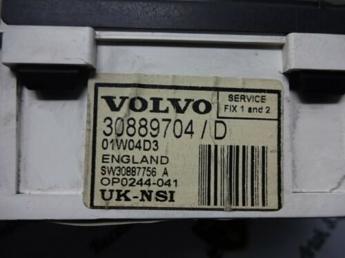 Cuadro de instrumentos VOLVO S40 V40 30889704 / D 30889704D 01W04D3 SW30887756A