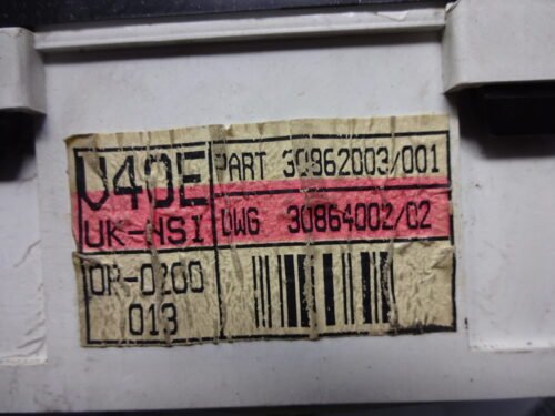 Cuadro de instrumentos  VOLVO S40 30862003/001 30864002/02