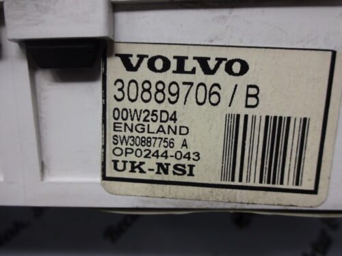 Cuadro de instrumentos  VOLVO V40 S40 30889706B 30889706/B 00W25D4 SW30887756A