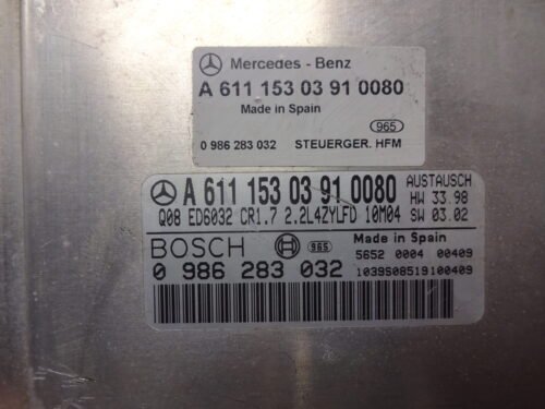 Centralita del motor  Mercedes Vito W638  A6111530391 A61115303910080 0986283032