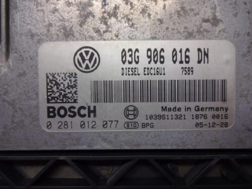 Centralita del motor  VW Golf Plus 0281012077 03G906016DN