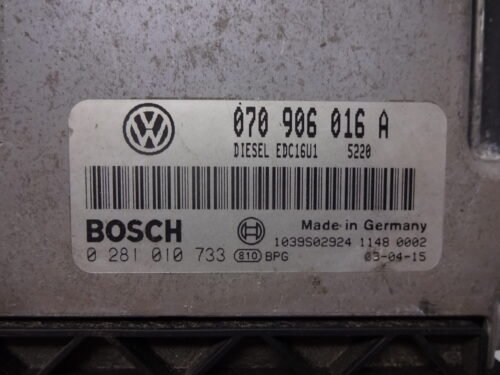 Centralita del motor VW TRANSPORTER T5 0281010733  070906016A 070 906 016 A