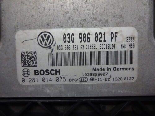 Centralita del motor  VW Caddy 03G906021PF 0281014075