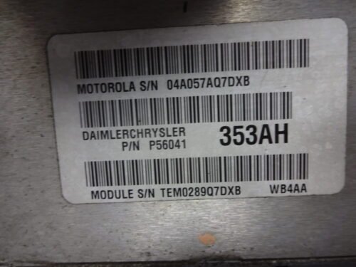 Centralita del motor Jeep Grand Cherokee  P56041353AH P56041 353AH
