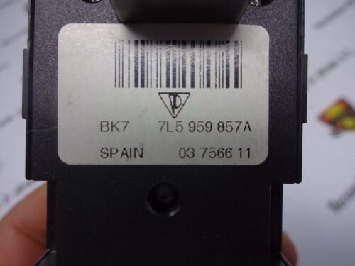 Botonera Elevalunas Porsche Cayenne 7L5959857A 03756611 BK7
