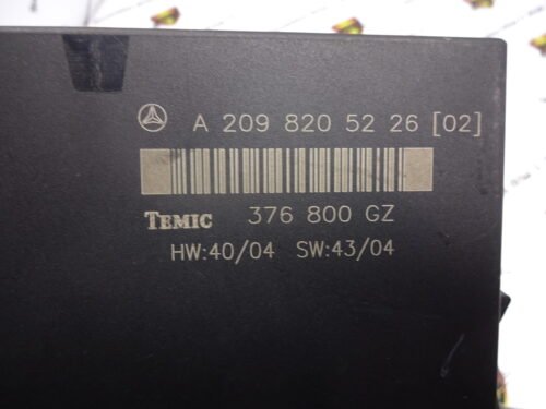 Unidad de control  Mercedes-Benz CLK A2098205226 376800GZ