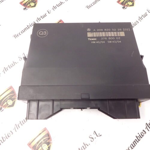 A2098205226 376800GZ Unidad de control Mercedes-Benz CLK A2098205226 376800GZ