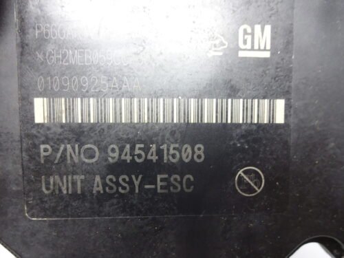 Unidad hidráulica del ABS OPEL Mokka 94541508 688250455 94541508