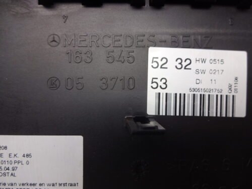 Controlador Confort  Mercedes-Benz W163 ML 1635455232 05371053