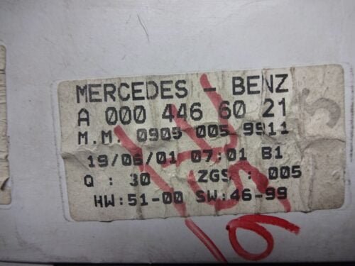 Cuadro de instrumentos MERCEDES VITO A0004466021 A 000 446 60 21 Cuadro de instrumentos MERCEDES VITO A0004466021 A 000 446 60 21